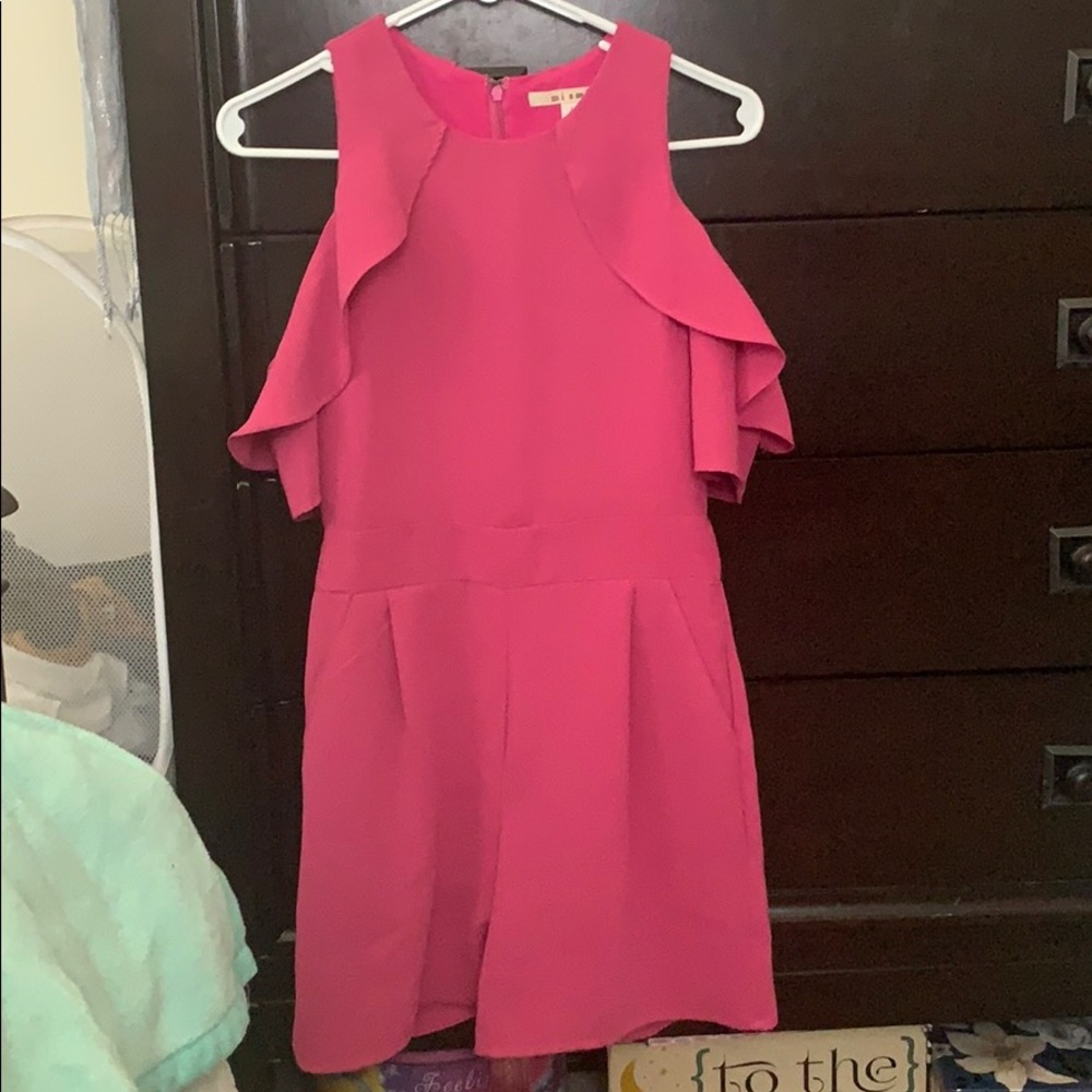 Cold shoulder romper